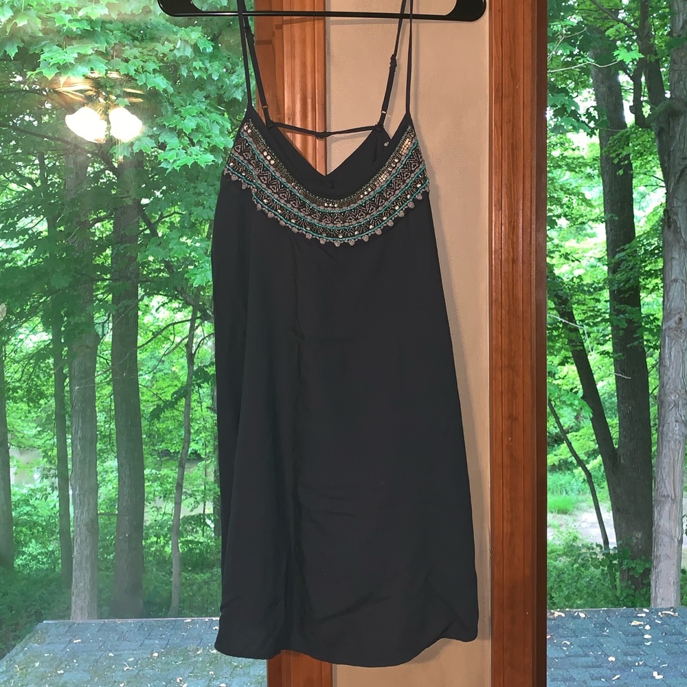 AE Navy Blue Flowy Dress